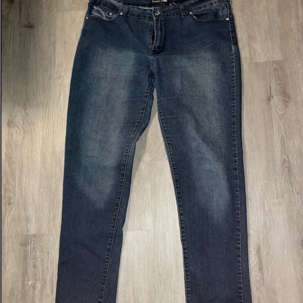 Dark Wash Skinny Jeans for Women
